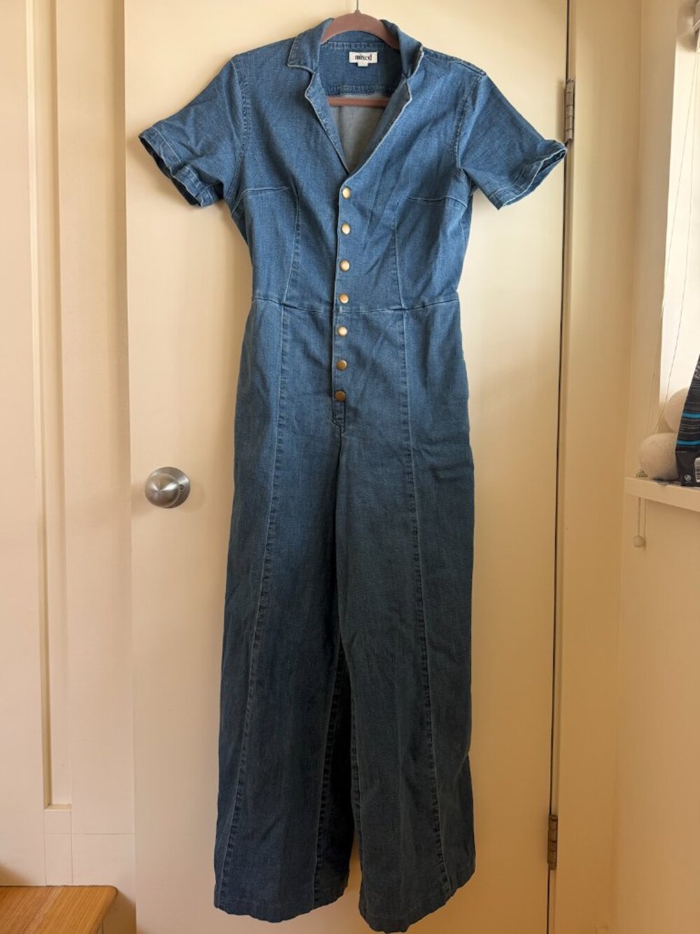 Mixed by Nasrin Everyday Denim Jumpsuit (HEMMED)